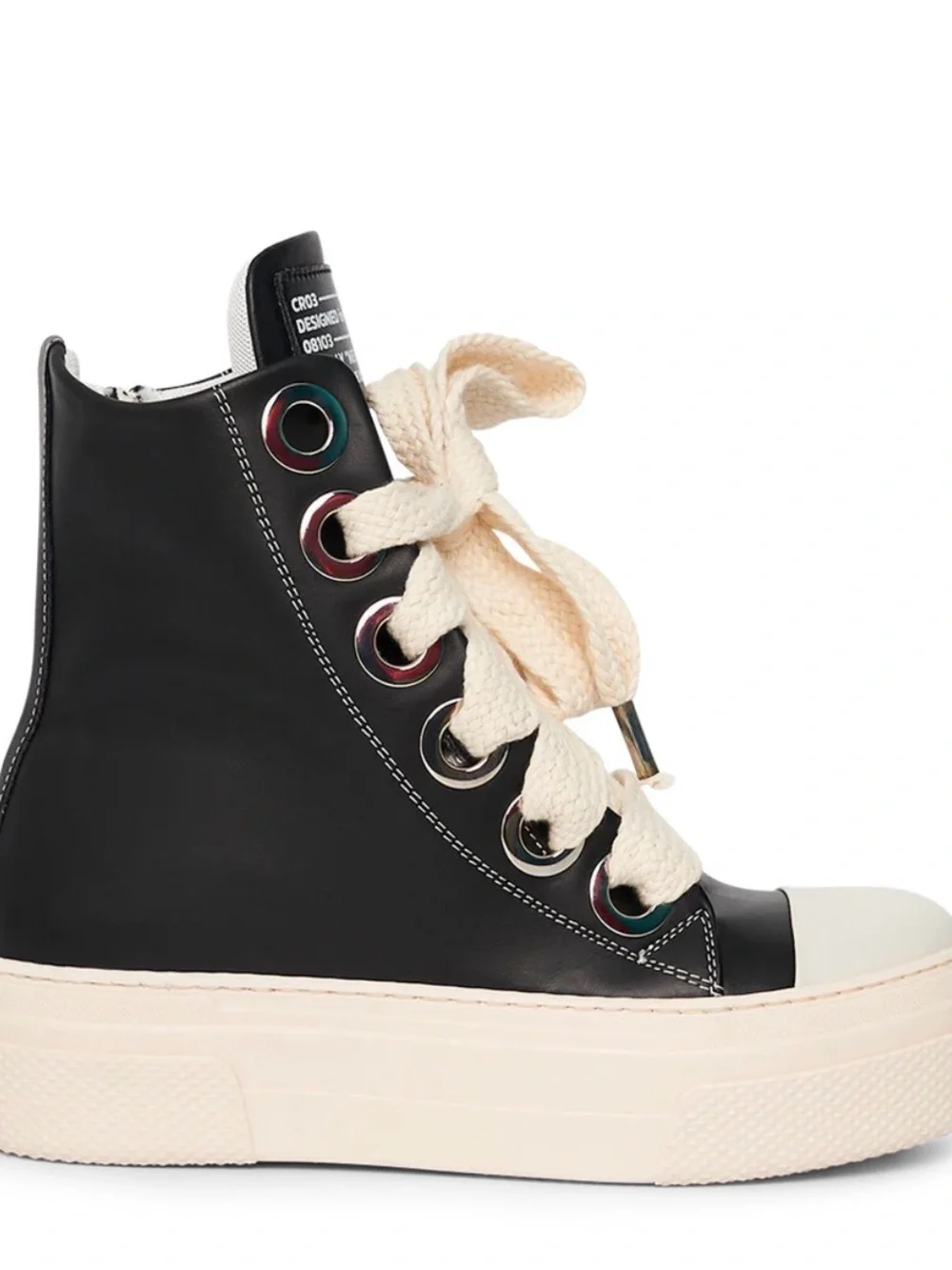 NWT Cristian Zerotre Calipso 300 Platform Sneakers Black EU 37 / US 6.5-7